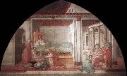 Fra Filippo Lippi Birth and Naming St John oil painting on canvas